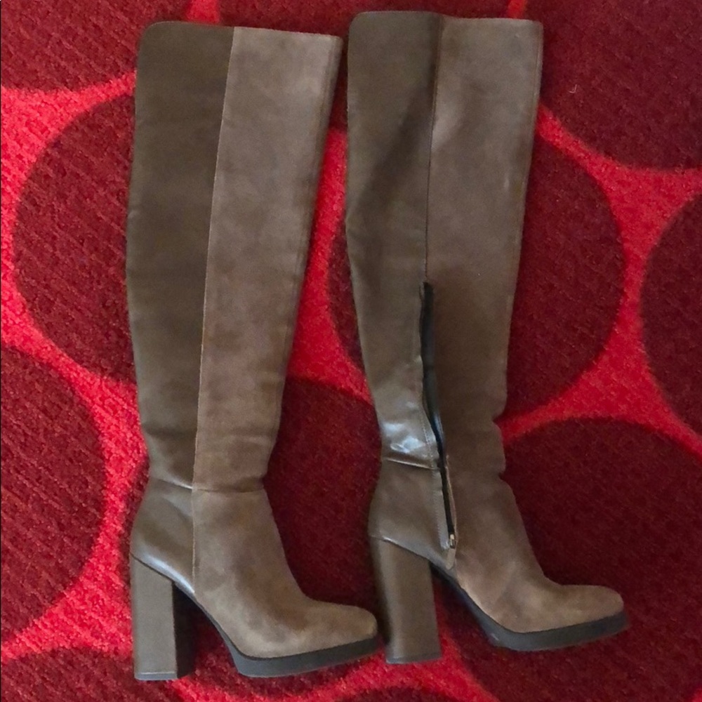 Brown Over the Knee Boots